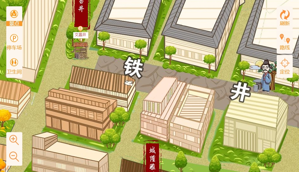 沿滩智慧景区：手绘地图与语音导览的完美融合